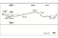 Výfukový systém WALKER REK031535