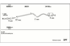 Výfukový systém WALKER REK031554B