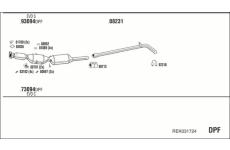 Výfukový systém WALKER REK031724