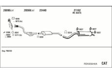 Výfukový systém WALKER REK056040A