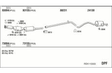 Výfukový systém WALKER REK113303