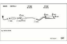 Výfukový systém WALKER RET05647