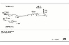 Výfukový systém WALKER RET12596C