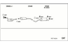 Výfukový systém WALKER RET16234