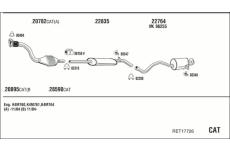 Výfukový systém WALKER RET17726