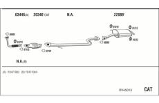 Výfukový systém WALKER RV45013