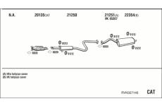 Výfukový systém WALKER RVK027146