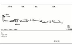 Výfukový systém WALKER SA30131