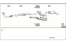 Výfukový systém WALKER SA30193