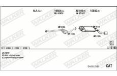 Výfukový systém WALKER SA30251B