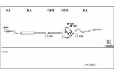 Výfukový systém WALKER SA42503C