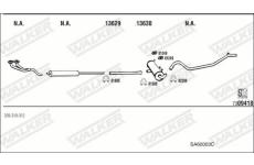 Výfukový systém WALKER SA60003C