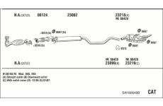 Výfukový systém WALKER SAH09648B