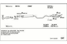 Výfukový systém WALKER SAH15820B