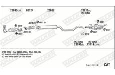 Výfukový systém WALKER SAH15821A