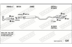 Výfukový systém WALKER SAH16351A