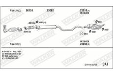 Výfukový systém WALKER SAH16351B