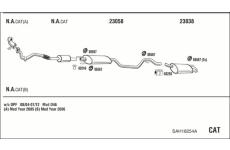 Výfukový systém WALKER SAH18254A