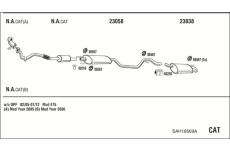 Výfukový systém WALKER SAH18569A
