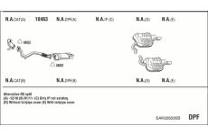 Výfukový systém WALKER SAK026595B