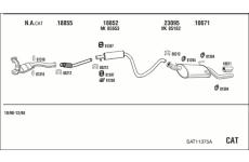Výfukový systém WALKER SAT11375A