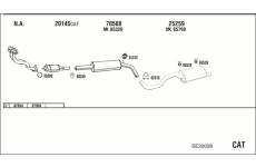 Výfukový systém WALKER SE20038