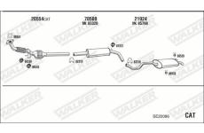 Výfukový systém WALKER SE20086