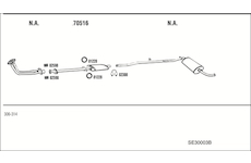 Výfukový systém WALKER SE30003B