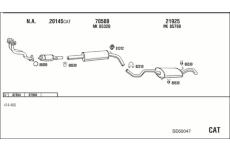 Výfukový systém WALKER SE60047