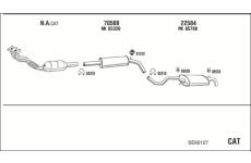 Výfukový systém WALKER SE60127