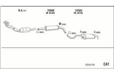 Výfukový systém WALKER SE60129