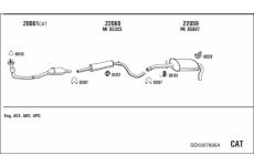 Výfukový systém WALKER SEK007896A