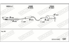 Výfukový systém WALKER SEK007896B