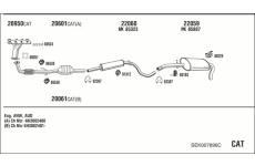 Výfukový systém WALKER SEK007896C