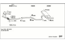 Výfukový systém WALKER SEK017903BA
