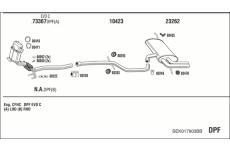 Výfukový systém WALKER SEK017903BB