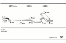 Výfukový systém WALKER SEK018770A