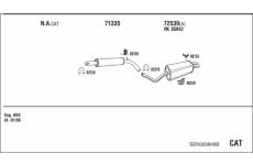 Výfukový systém WALKER SEK020846B