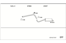 Výfukový systém WALKER SEK027587