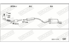 Výfukový systém WALKER SEK117375