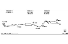 Výfukový systém WALKER SK60006