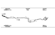 Výfukový systém WALKER SKK005020
