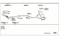 Výfukový systém WALKER SKK006345