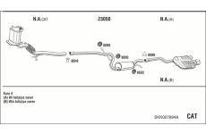 Výfukový systém WALKER SKK007894A