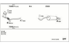 Výfukový systém WALKER SKK010998