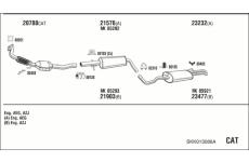 Výfukový systém WALKER SKK013086A