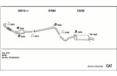 Výfukový systém WALKER SKK015584AB