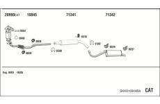 Výfukový systém WALKER SKK016944BA
