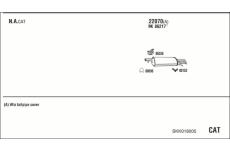 Výfukový systém WALKER SKK018005