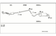 Výfukový systém WALKER SKK019229